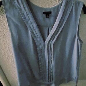 Women's Blue Sleeveless Top